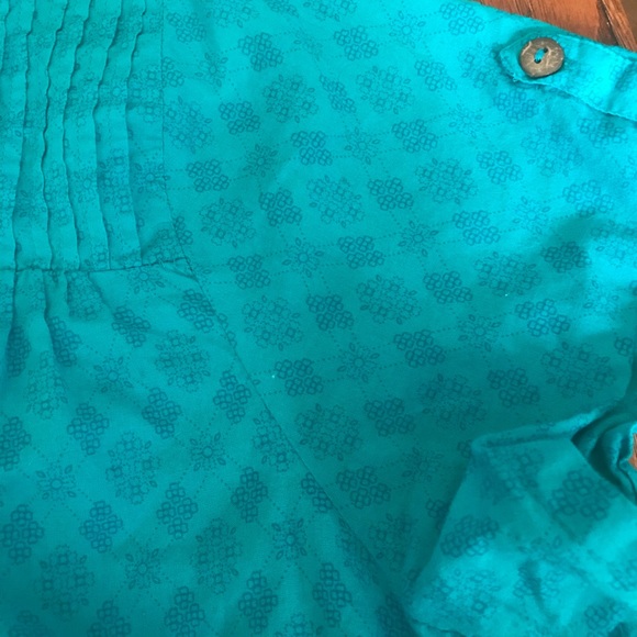 Blue button up blouse - Picture 5 of 7